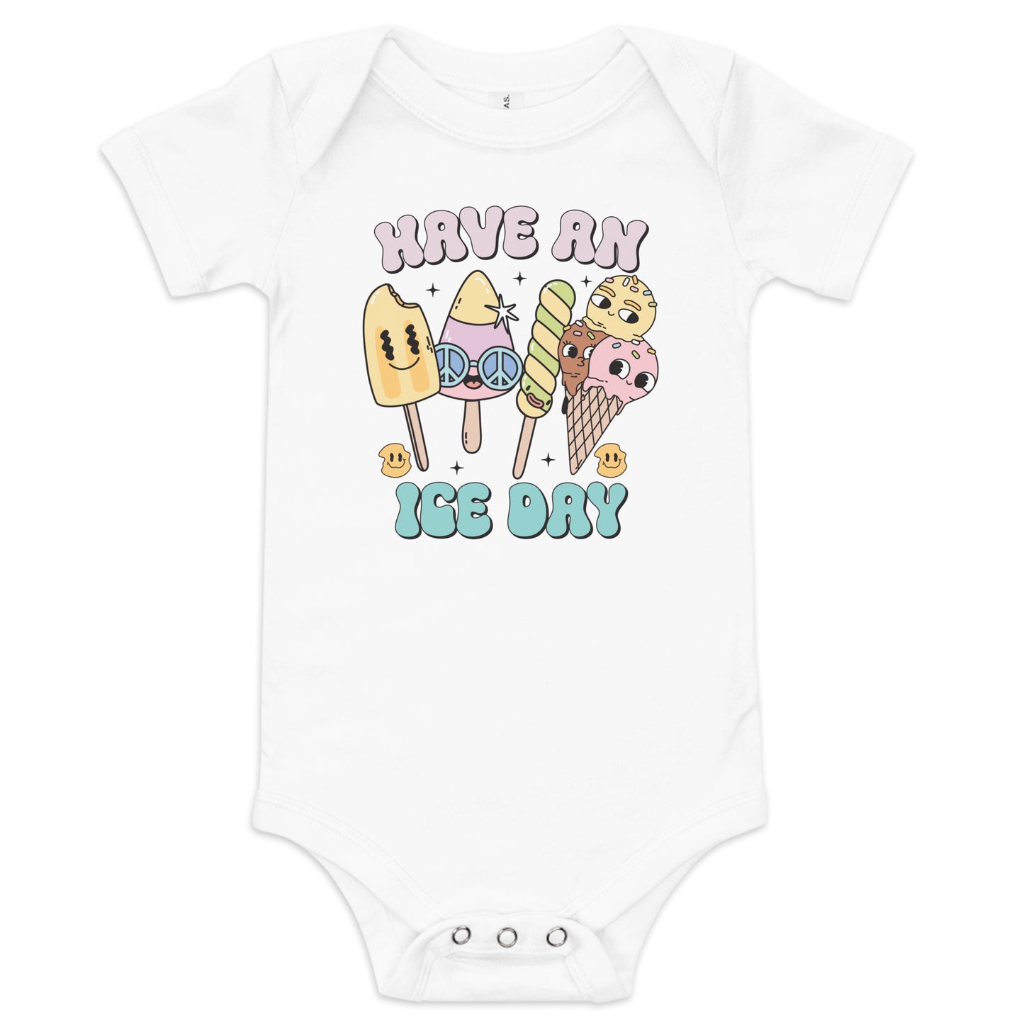 Have an Ice Day Baby Short Sleeve Onesie