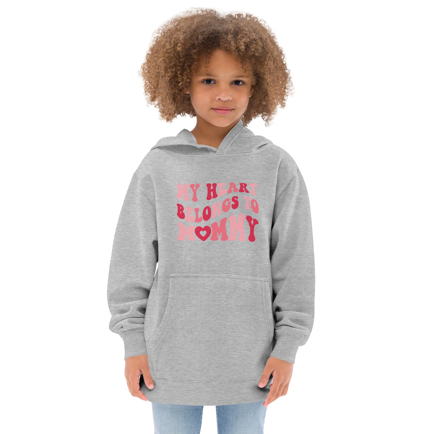 My Heart Belongs to Mommy Kids Hoodie