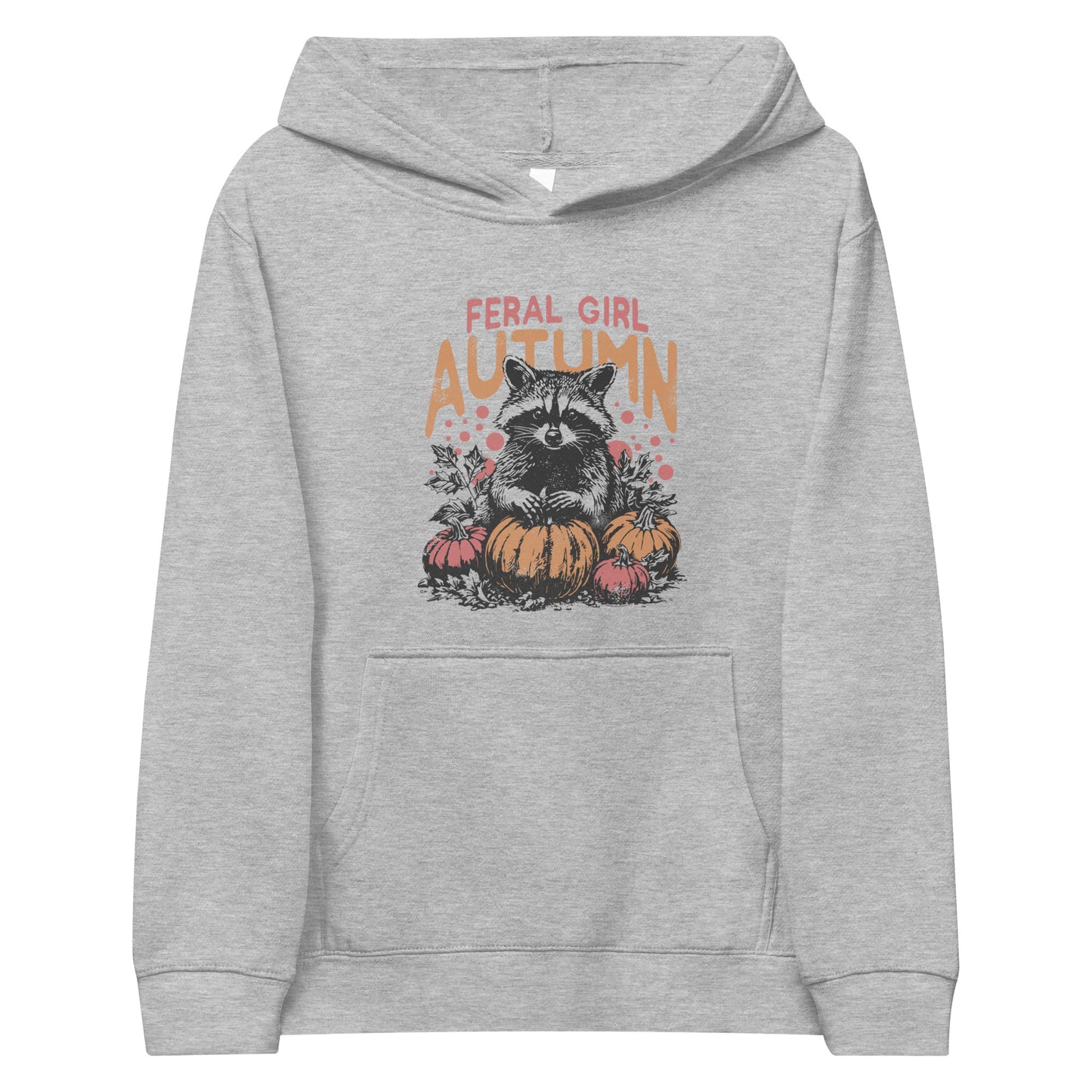 Feral Girl Autumn Kids Fleece Hoodie