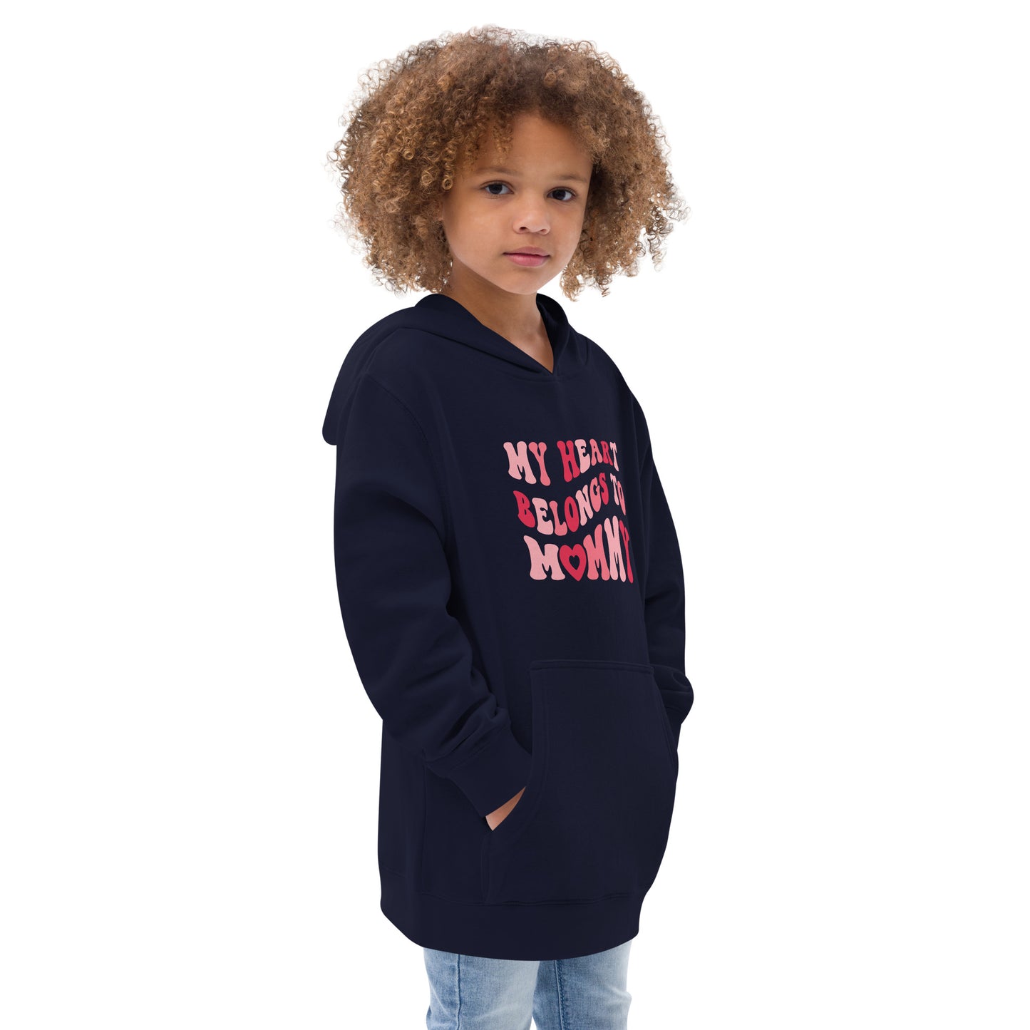 My Heart Belongs to Mommy Kids Hoodie