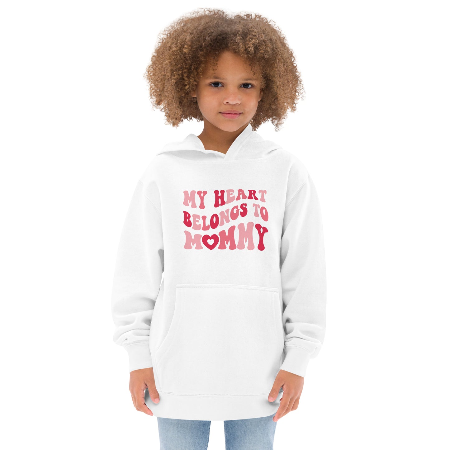 My Heart Belongs to Mommy Kids Hoodie