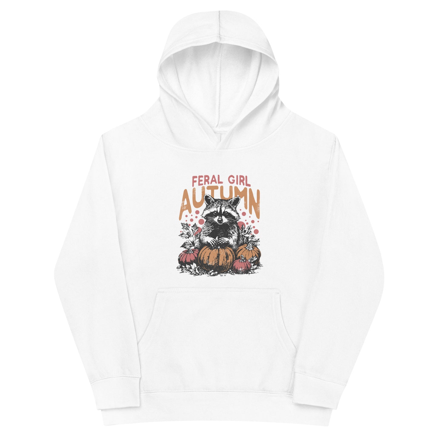 Feral Girl Autumn Kids Fleece Hoodie