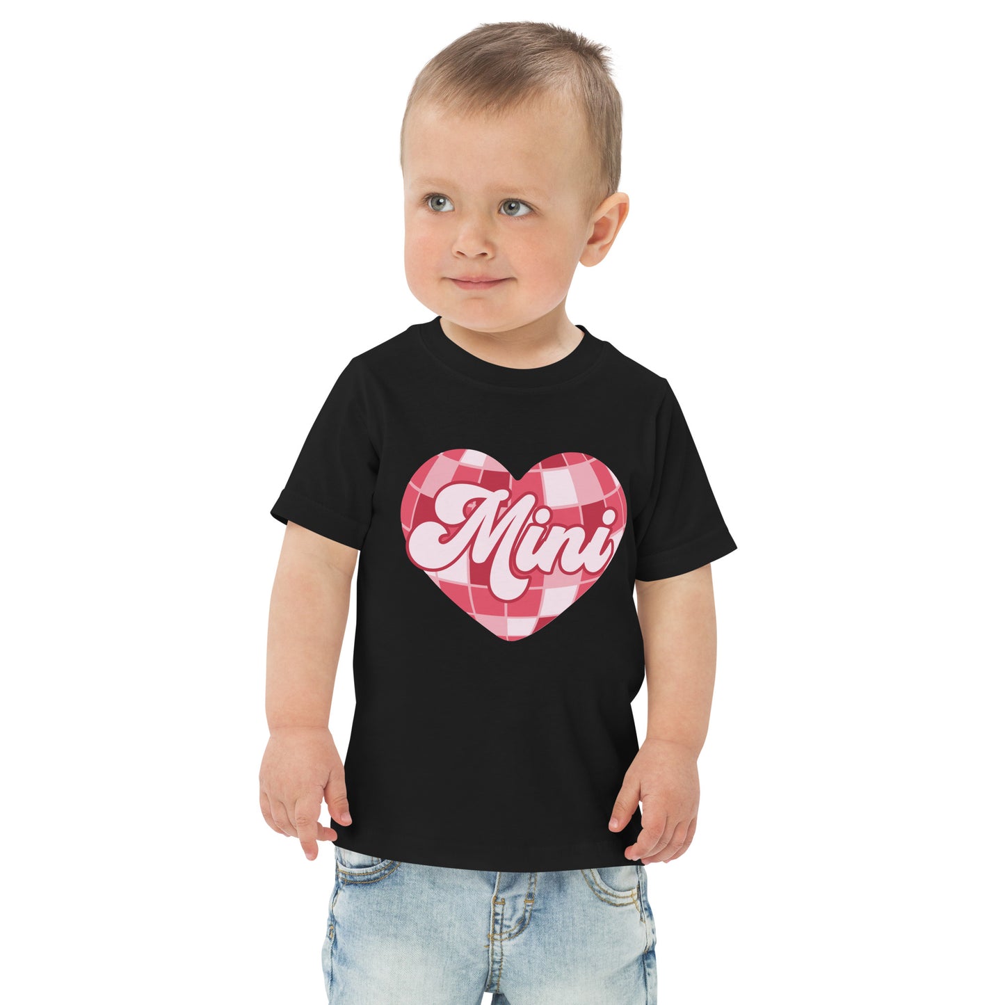 Mini Disco Match Valentine's Toddler Tee