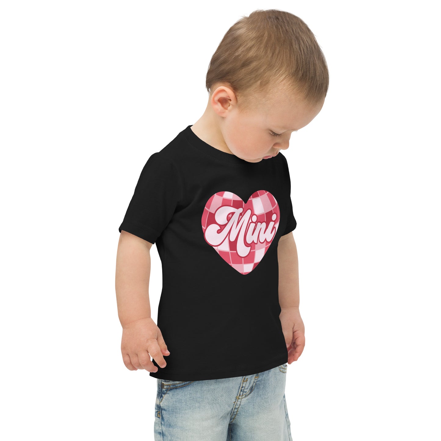 Mini Disco Match Valentine's Toddler Tee