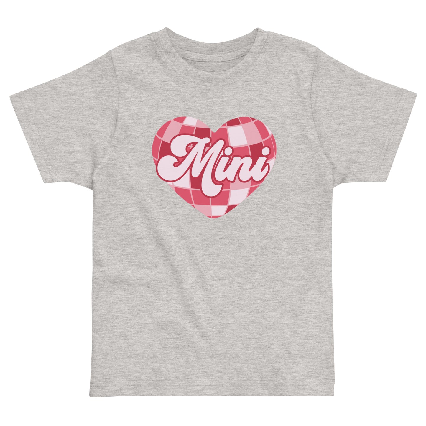 Mini Disco Match Valentine's Toddler Tee