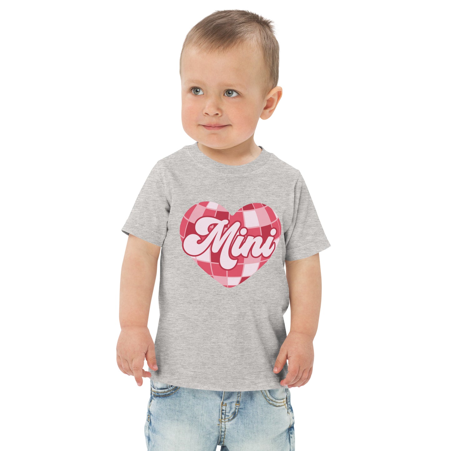 Mini Disco Match Valentine's Toddler Tee