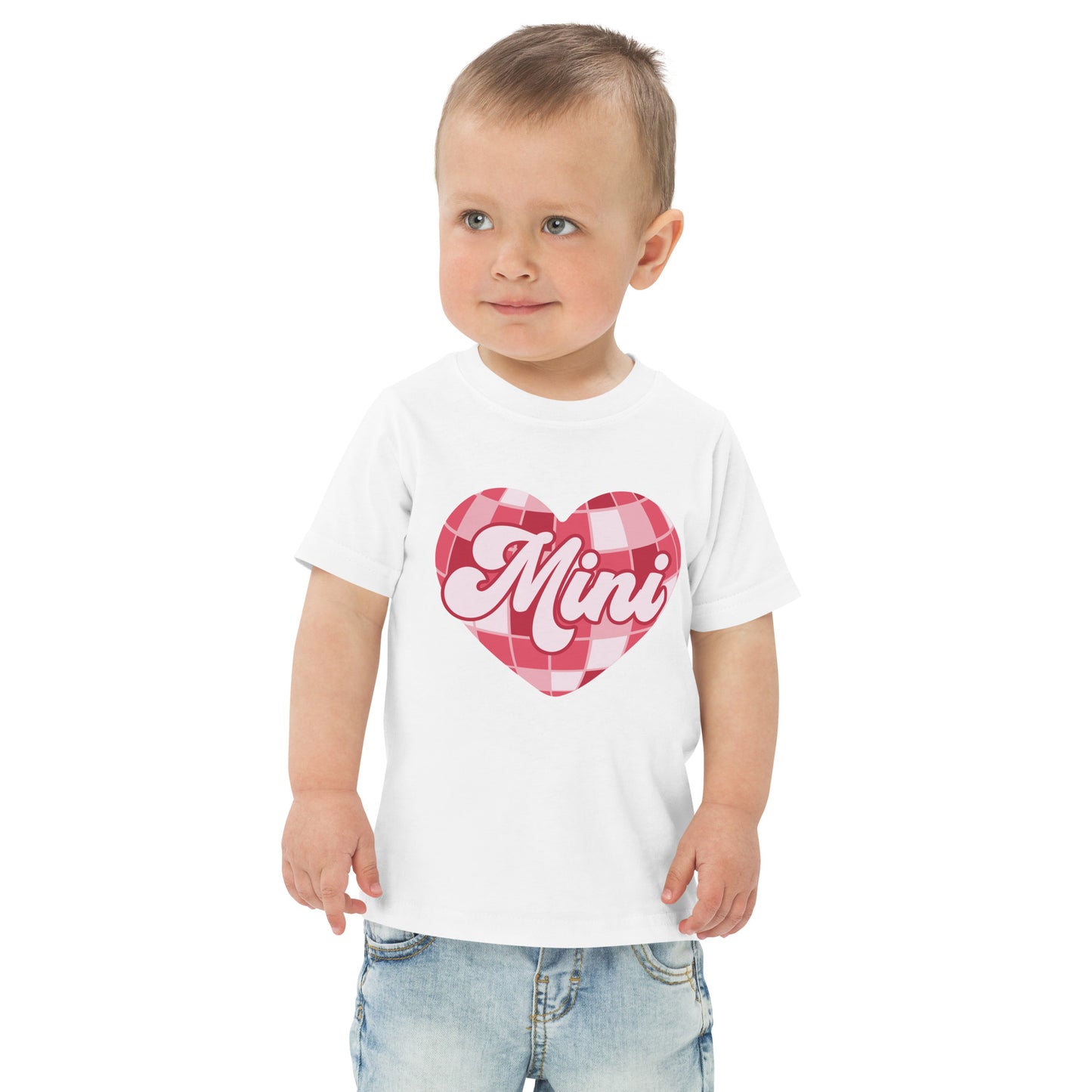 Mini Disco Match Valentine's Toddler Tee