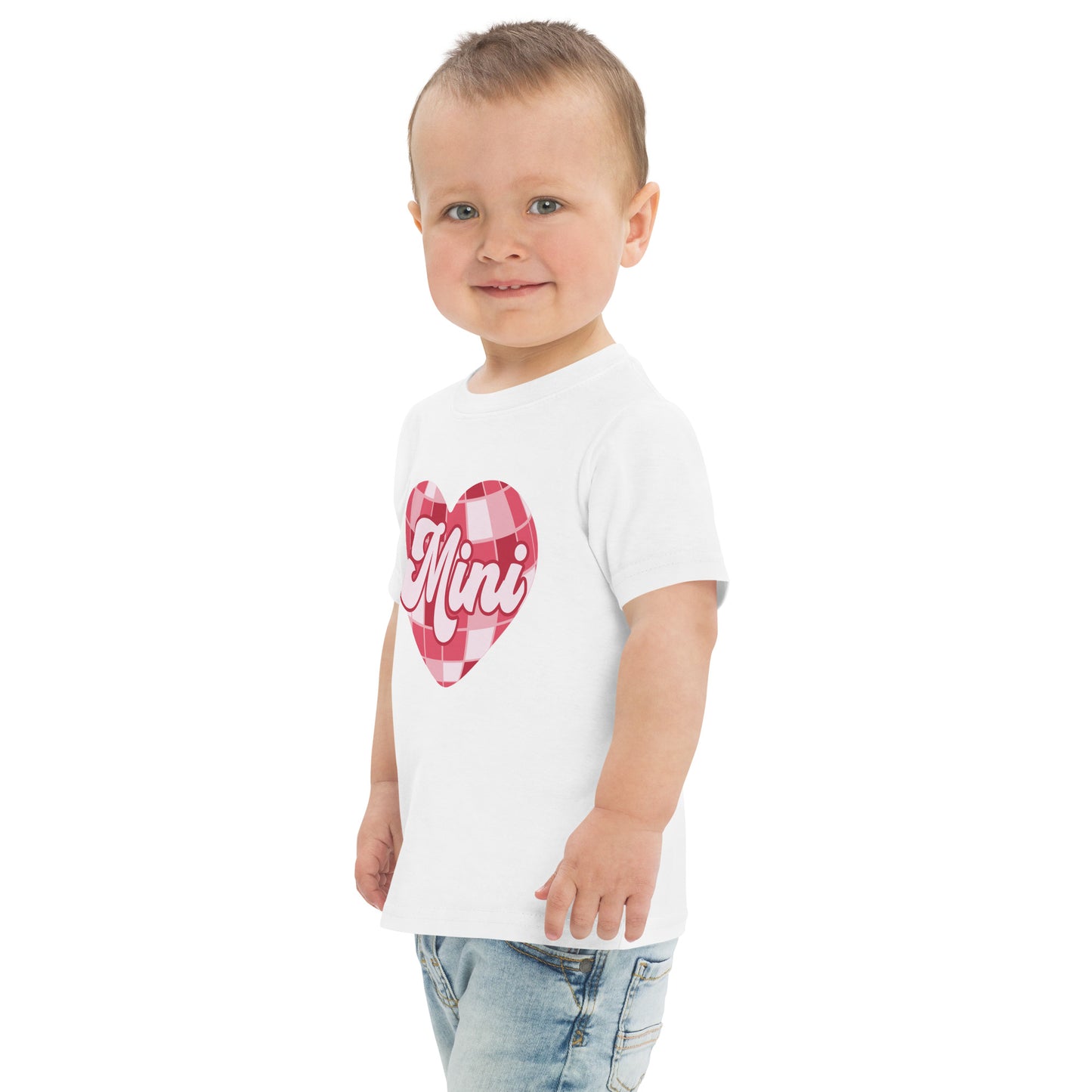 Mini Disco Match Valentine's Toddler Tee