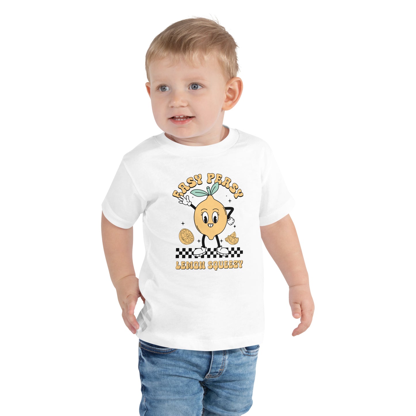 Easy Peasy Lemon Squeezy Toddler Short Sleeve Tee