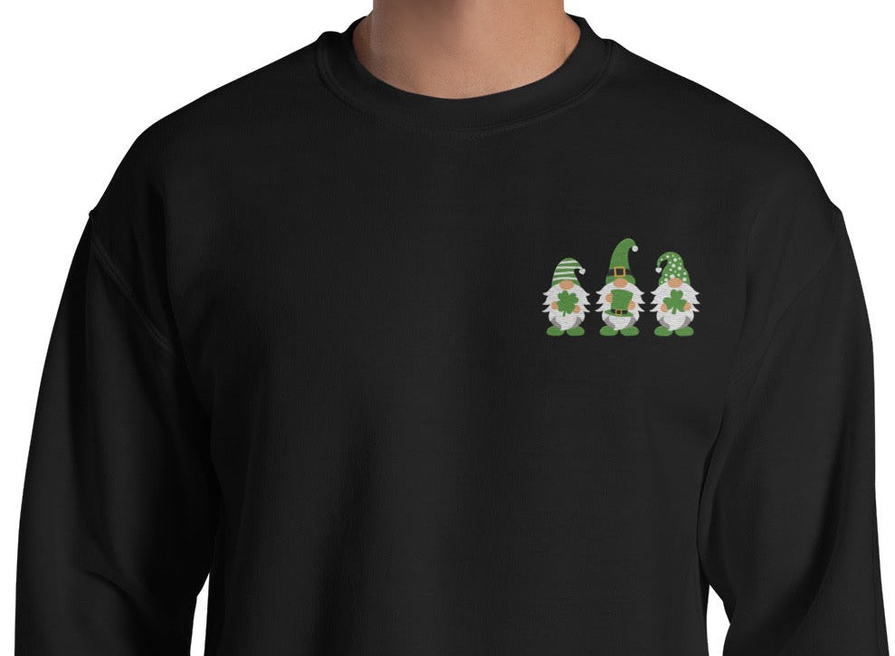 Gnome Kiss Me I'm Irish Sweatshirt