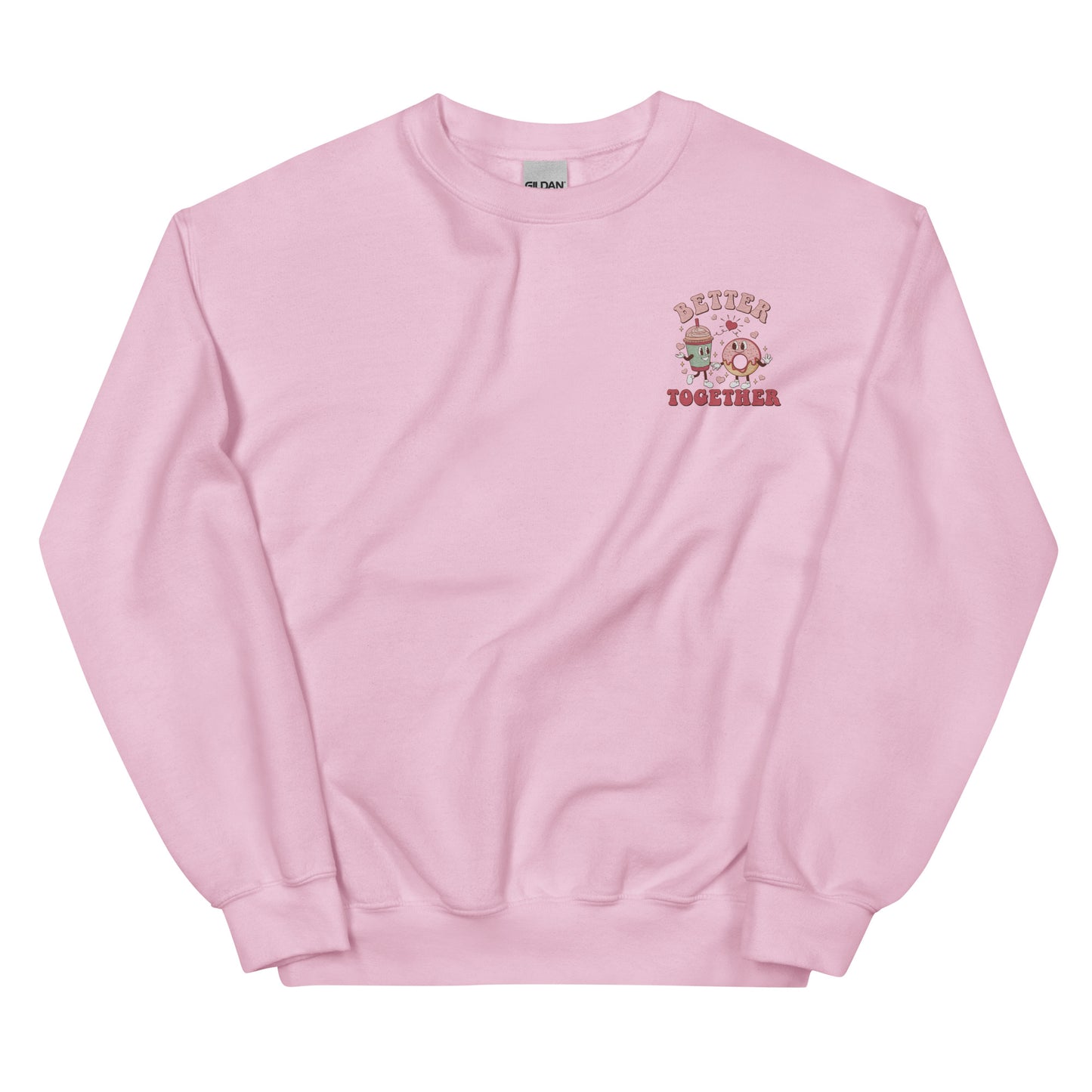 Better Together Valentine's Embroidered Sweatshirt