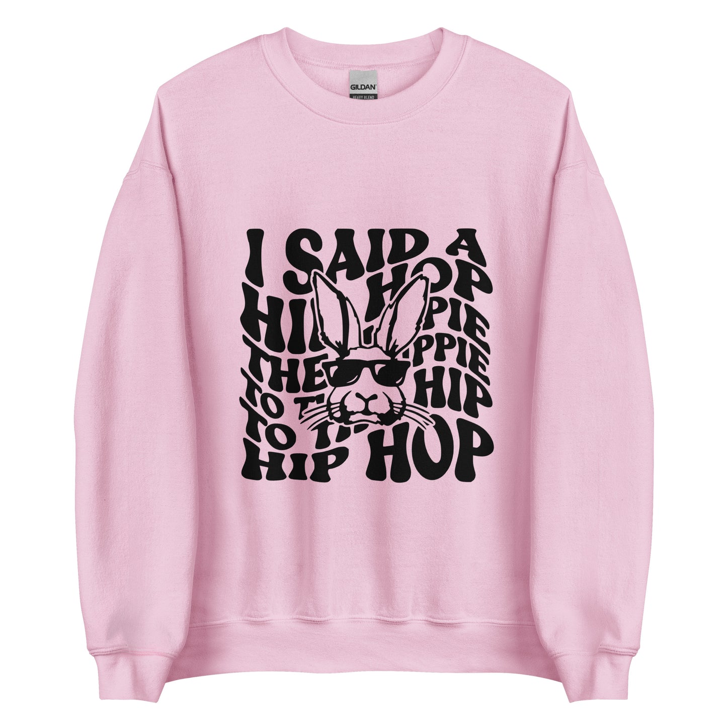 Hippie Hop Easter Bunny Sweatshirt