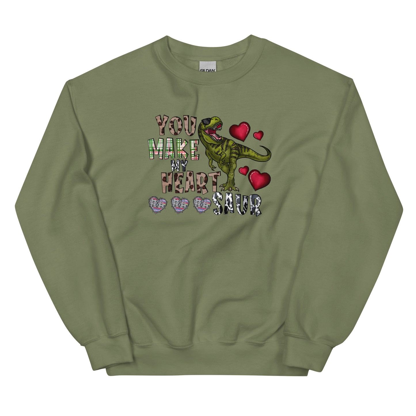 You Make My Heart Saur Sweatshirt