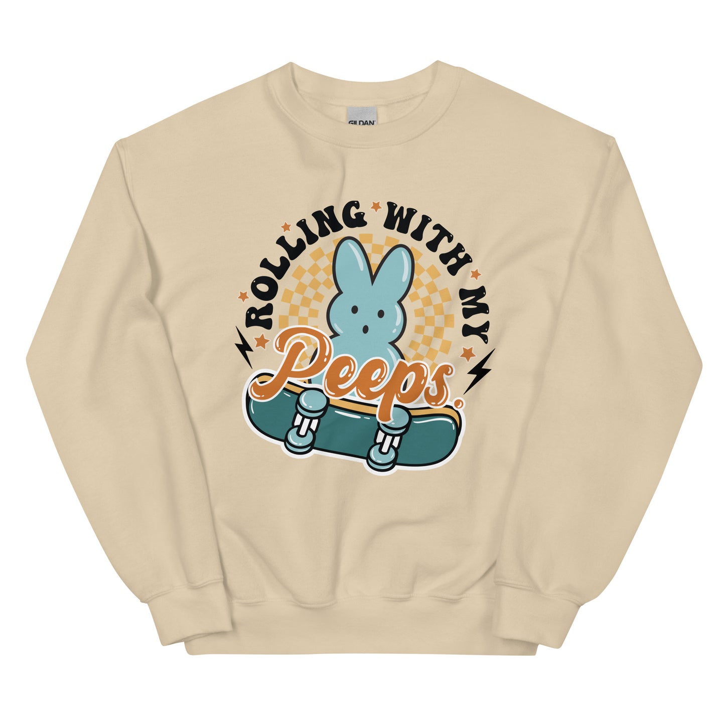 Rolling With My Peeps Easter Sweatshirt