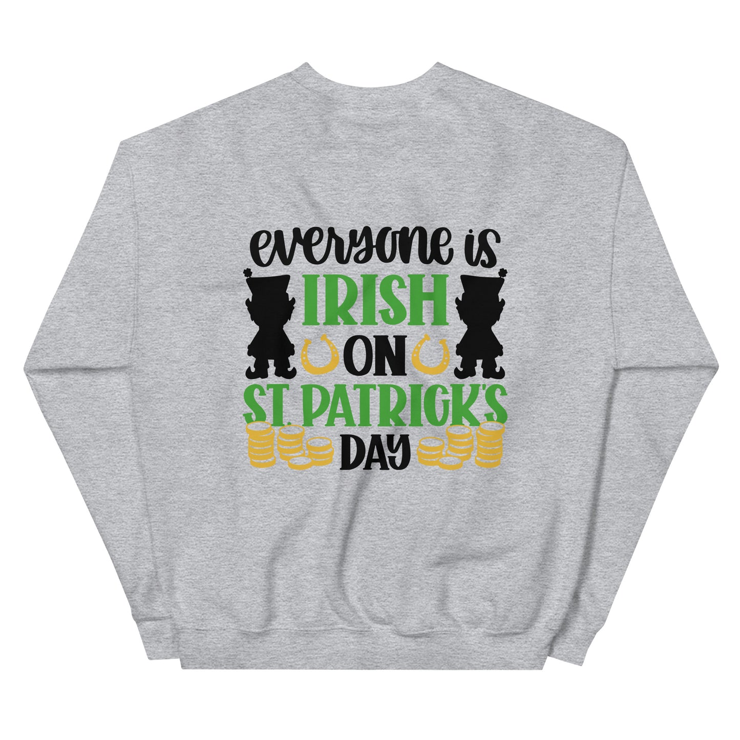 Here for the Shenanigans St. Patrick's Day Embroidered Sweatshirt