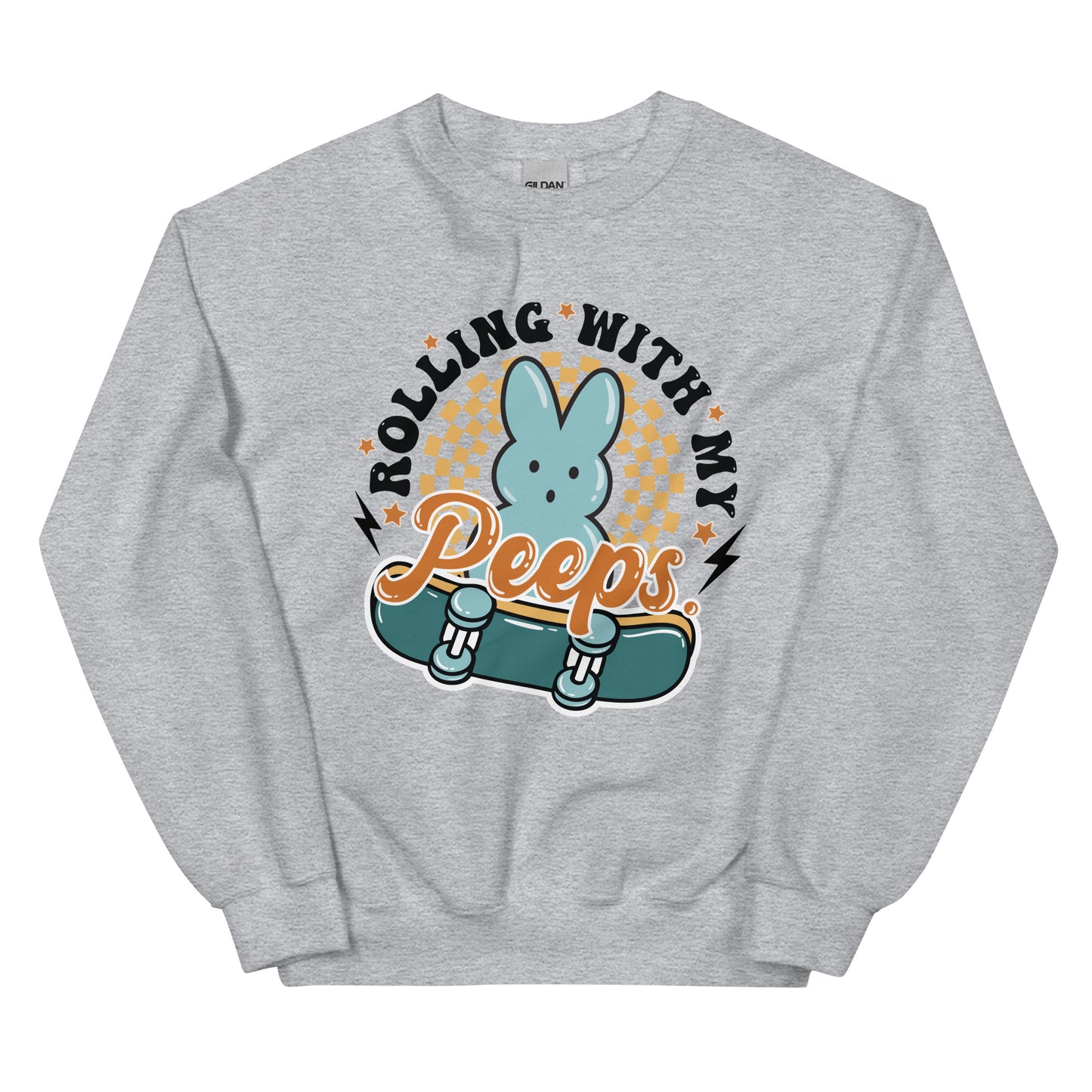 Rolling With My Peeps Easter Sweatshirt