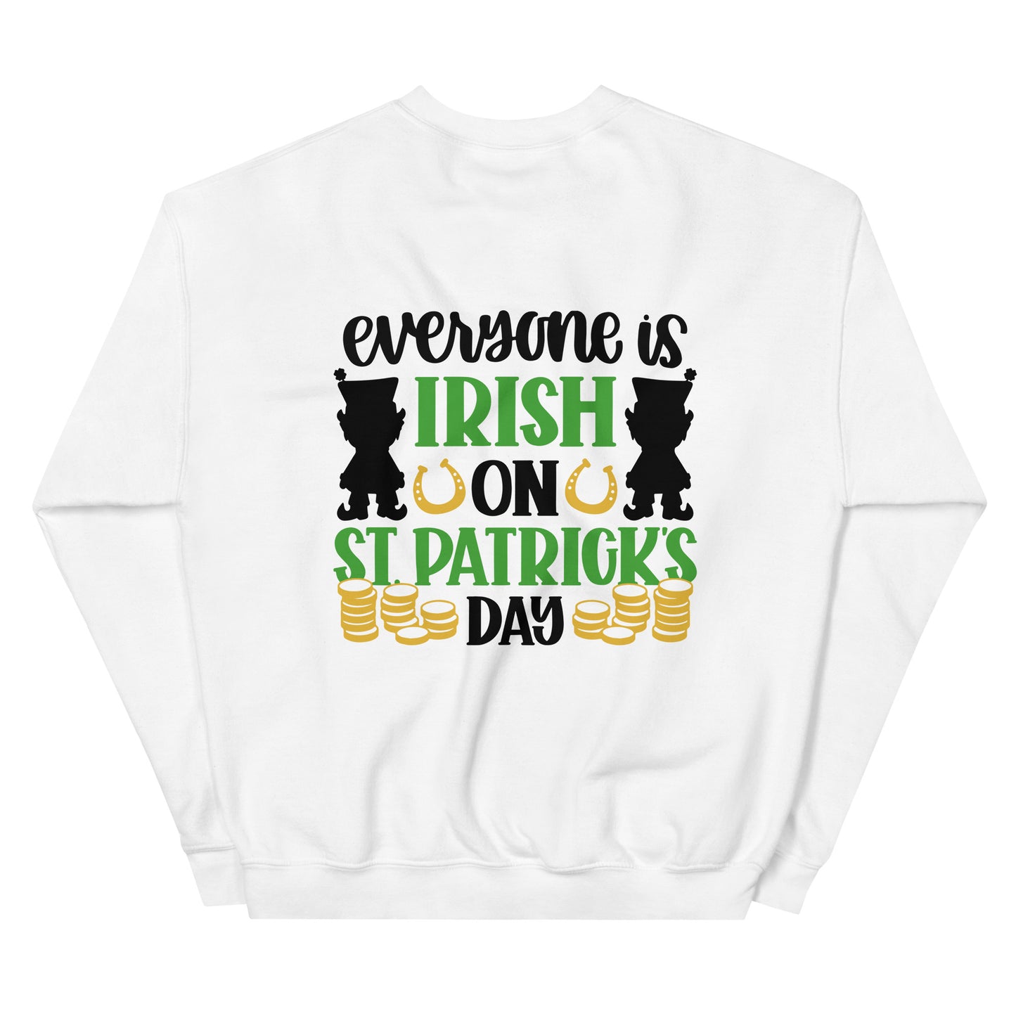 Here for the Shenanigans St. Patrick's Day Embroidered Sweatshirt