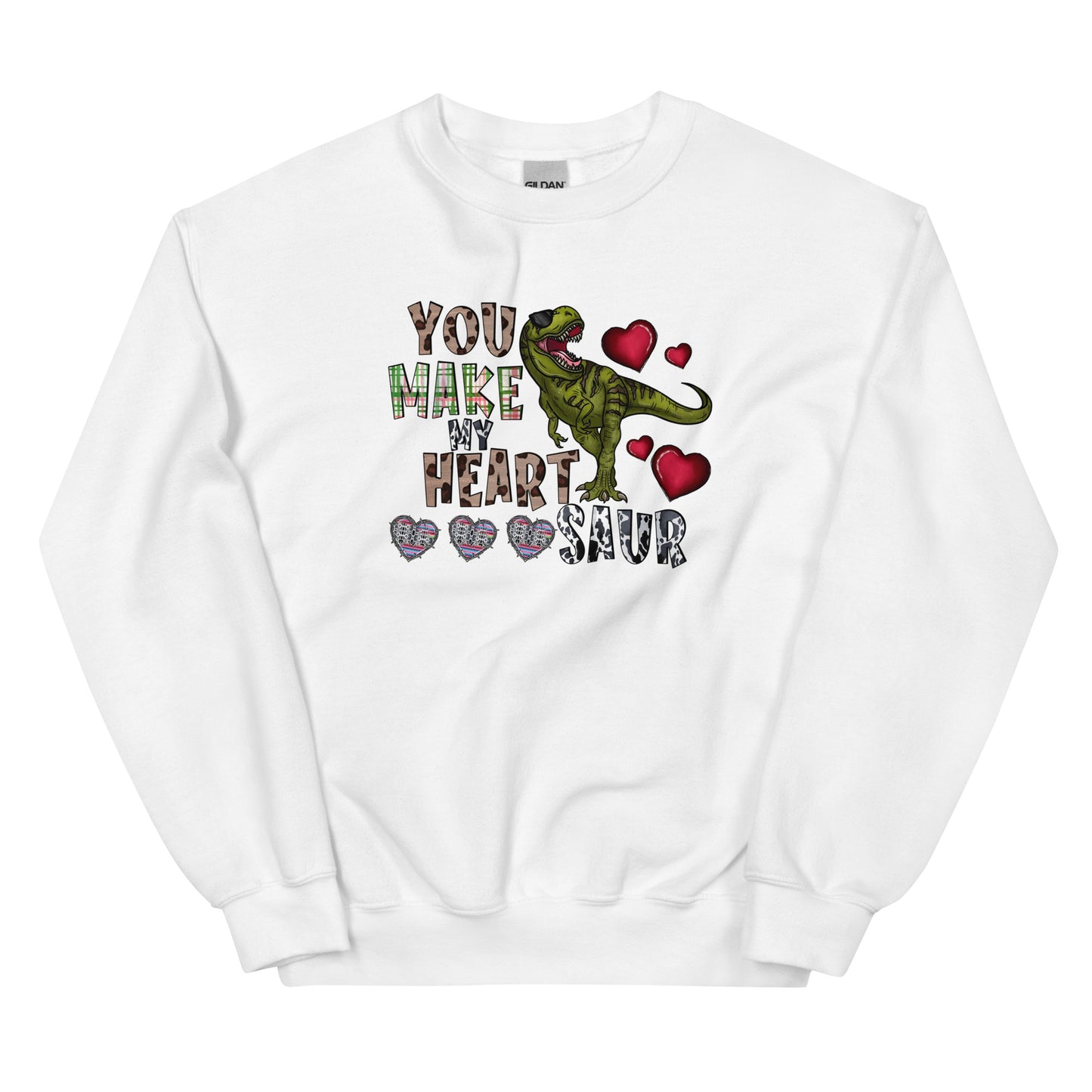 You Make My Heart Saur Sweatshirt