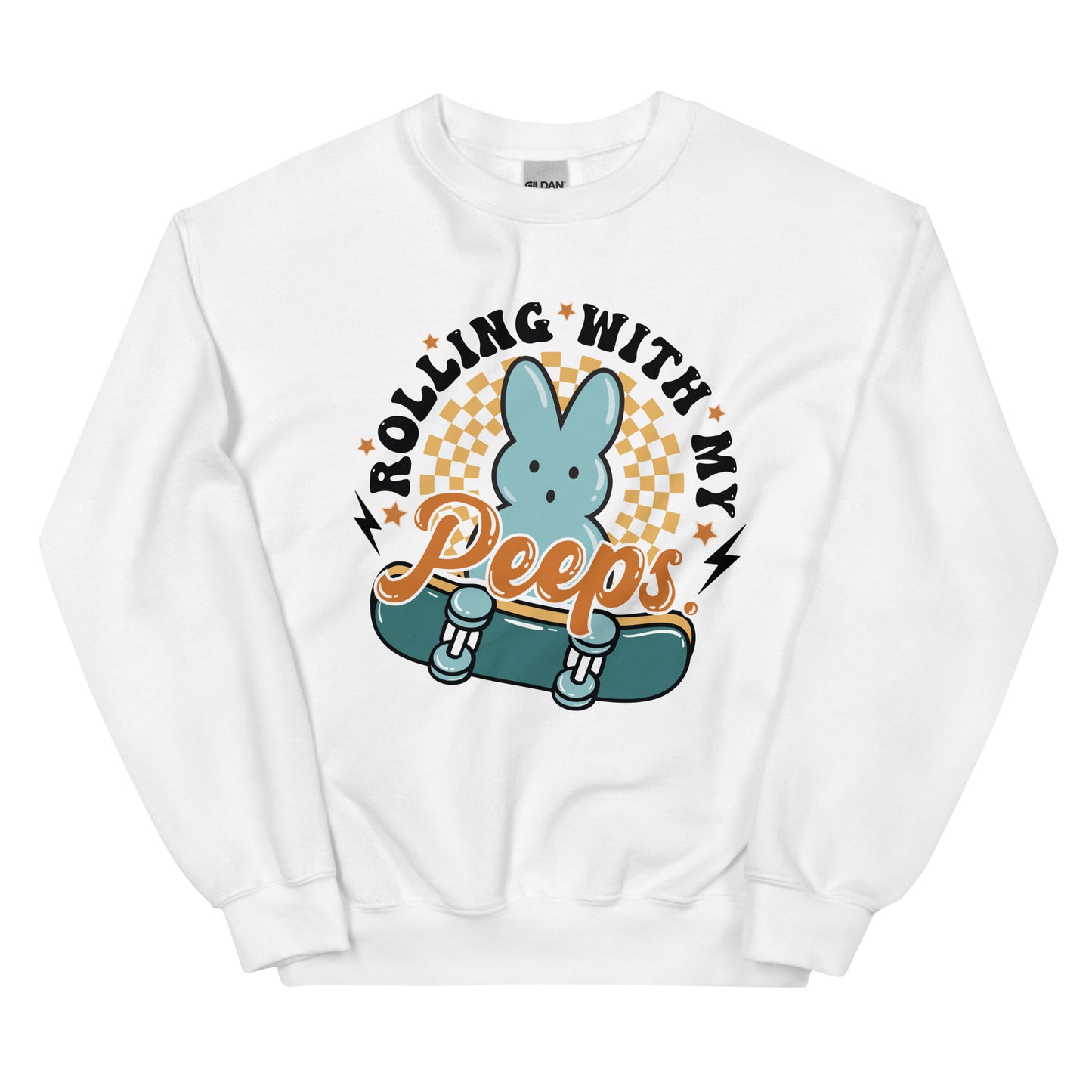 Rolling With My Peeps Easter Sweatshirt