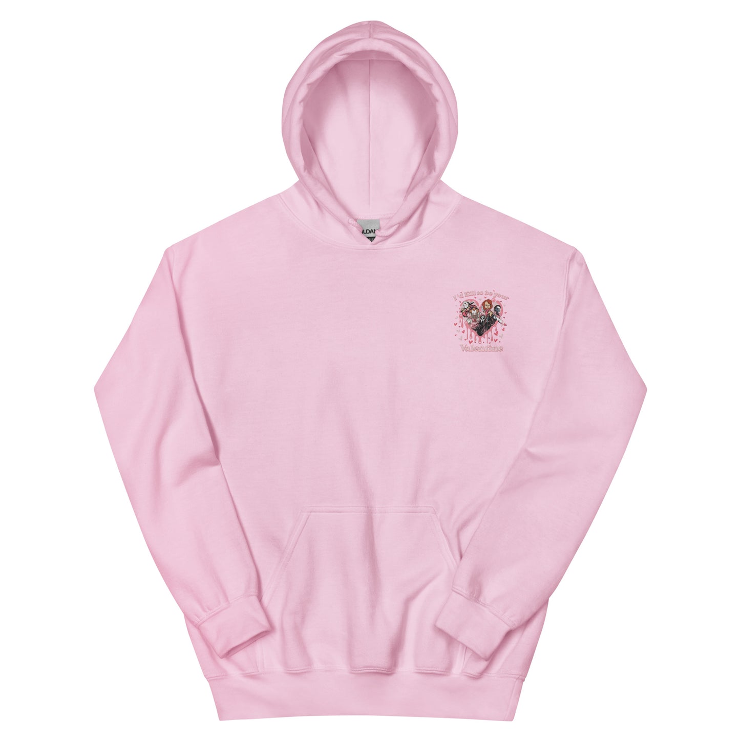 I'd Kill To Be Your Valentine Embroidered Hoodie