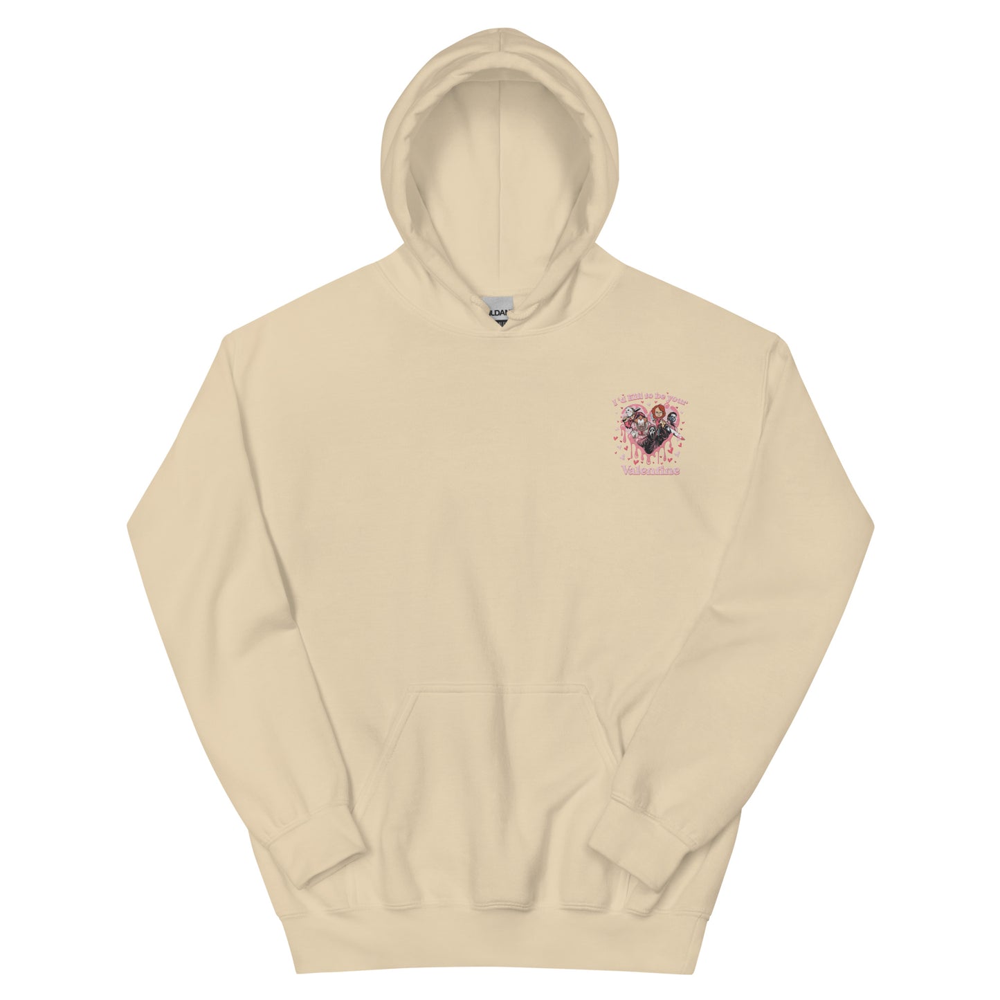 I'd Kill To Be Your Valentine Embroidered Hoodie