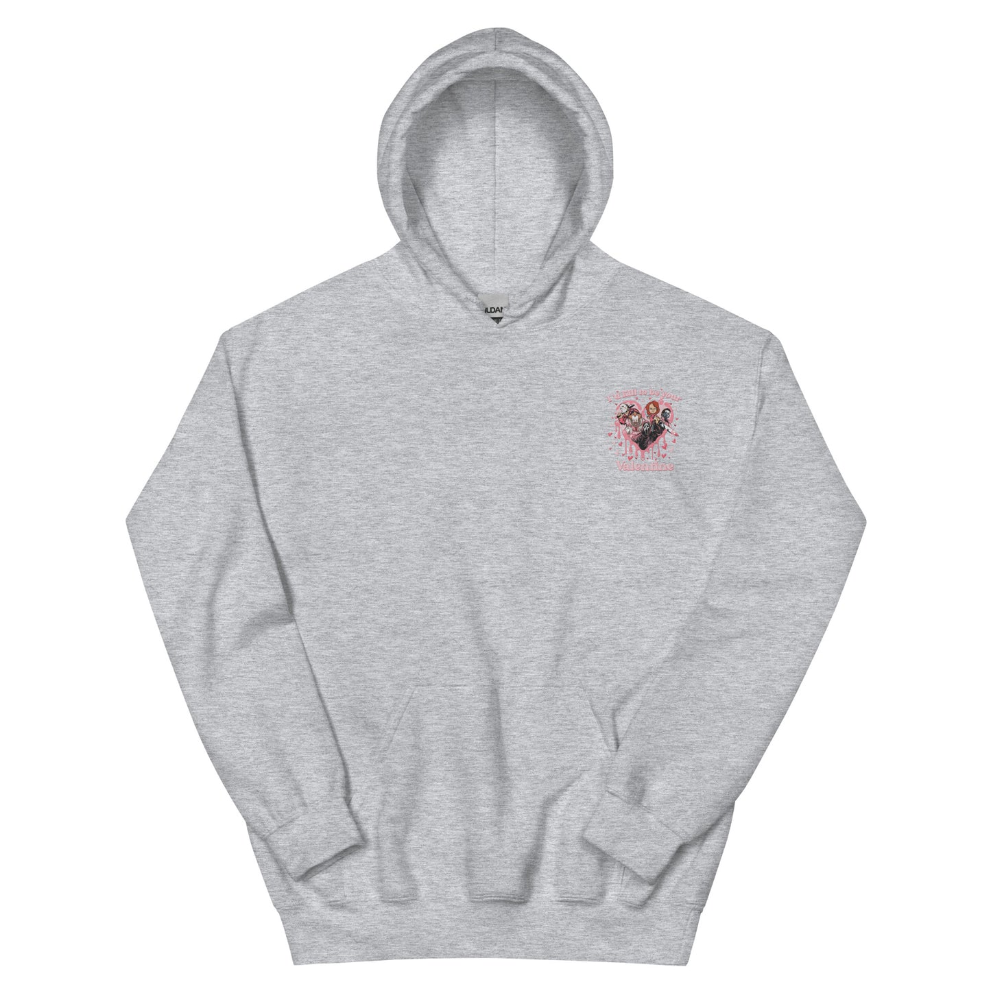 I'd Kill To Be Your Valentine Embroidered Hoodie