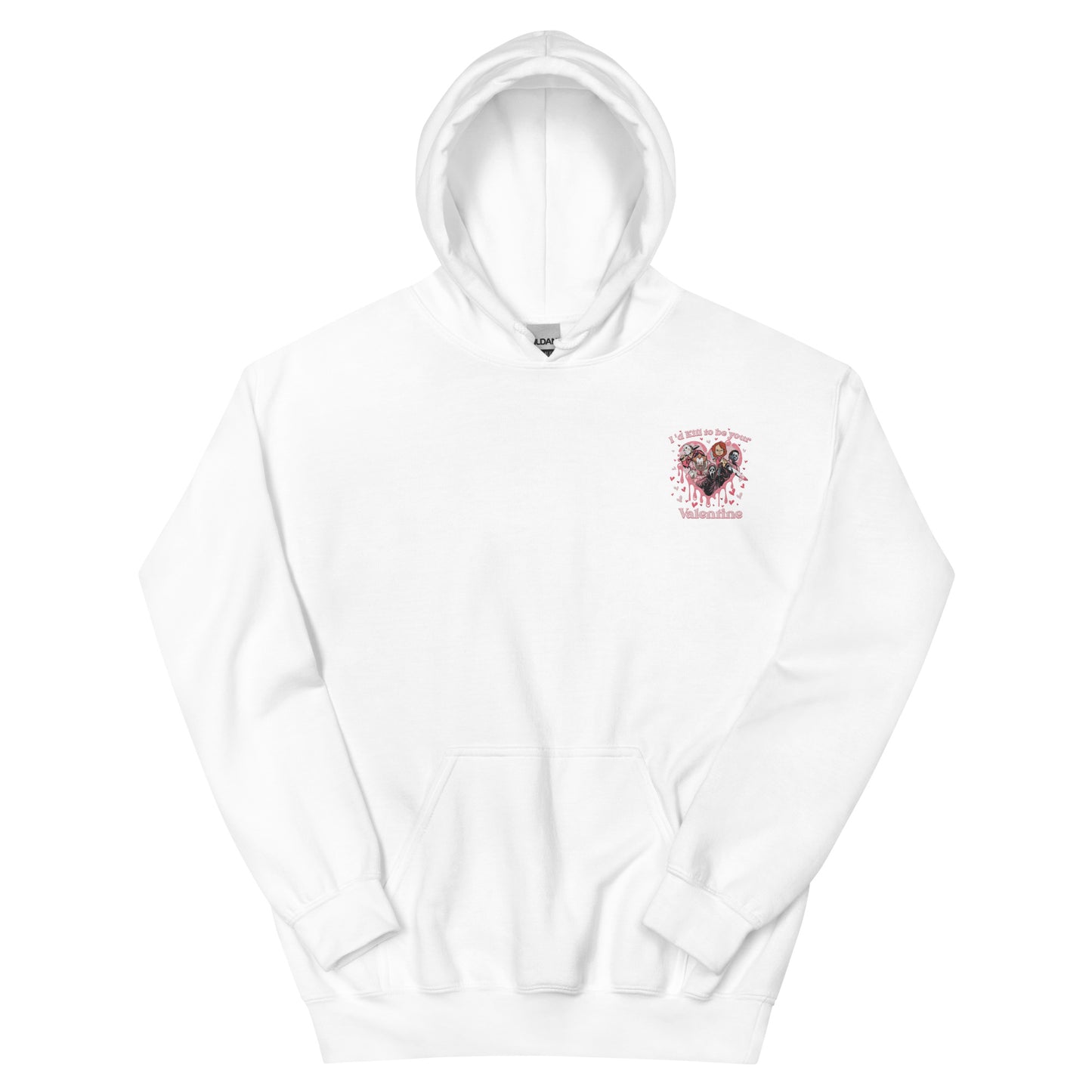 I'd Kill To Be Your Valentine Embroidered Hoodie