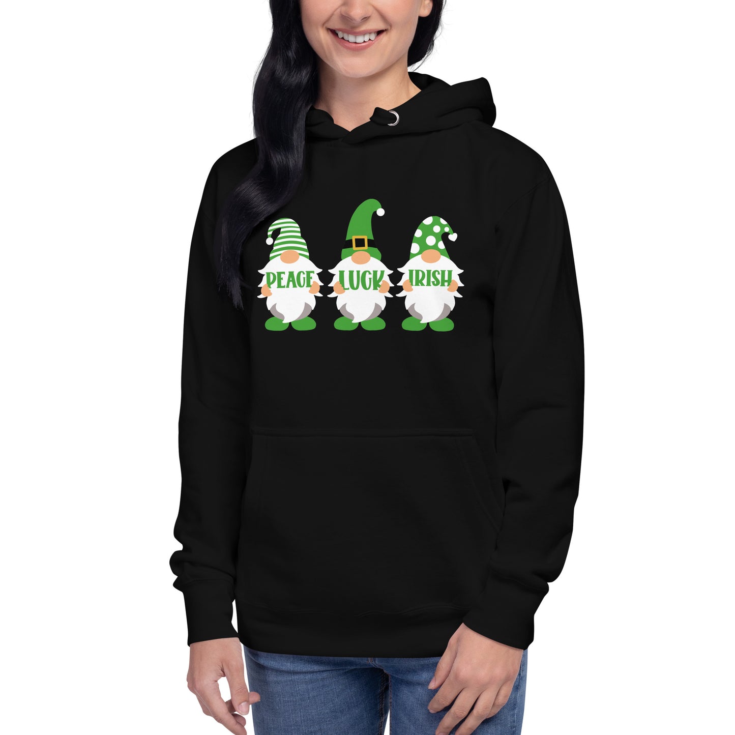 Peace Luck & Irish St. Patrick's Day Hoodie