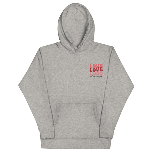 Love Always Embroidered Hoodie