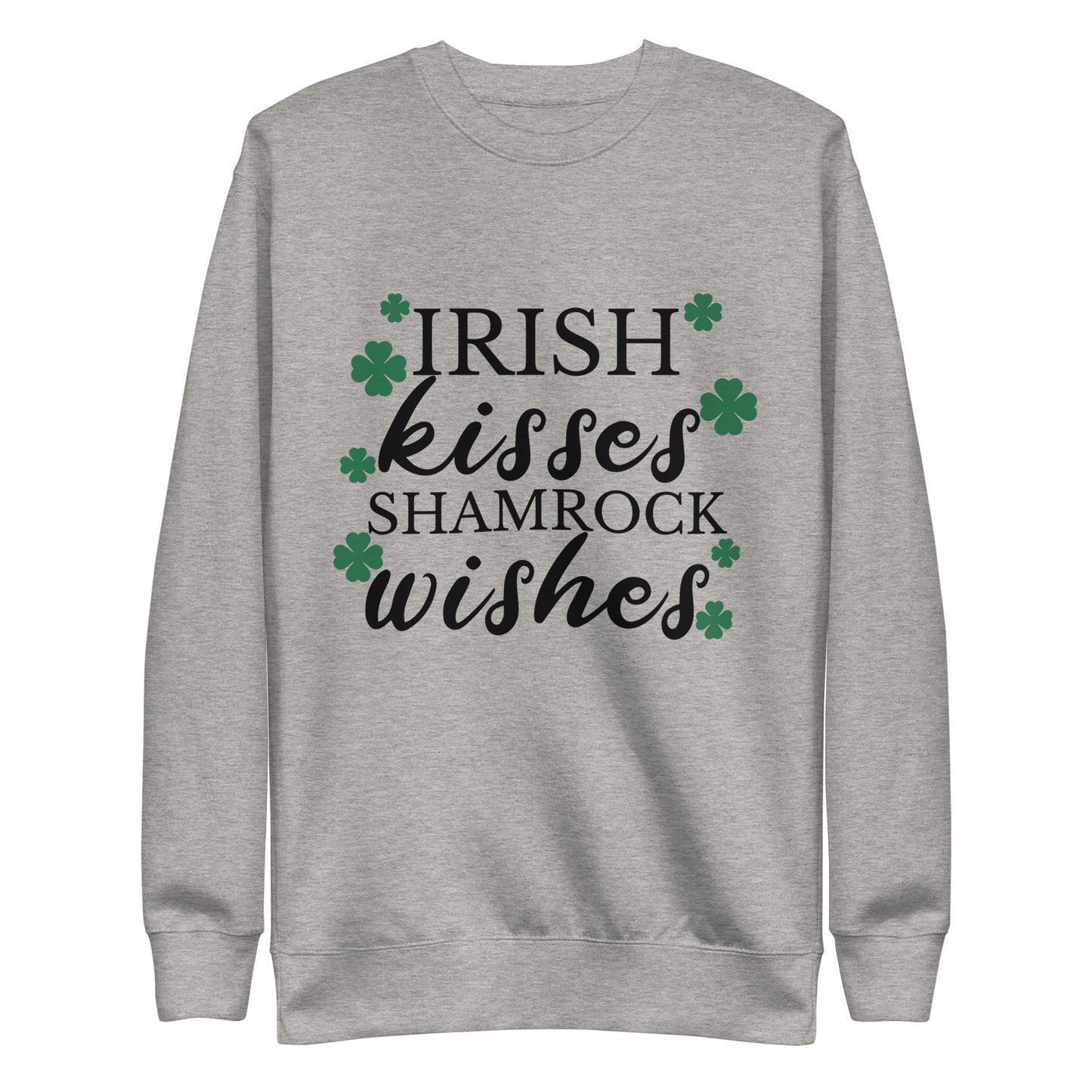 Irish Kisses Shamrock Wishes Sweatshirt