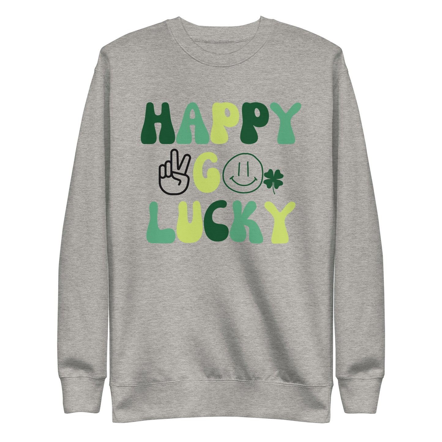 Happy Go Lucky, Peace & Smiles Sweatshirt