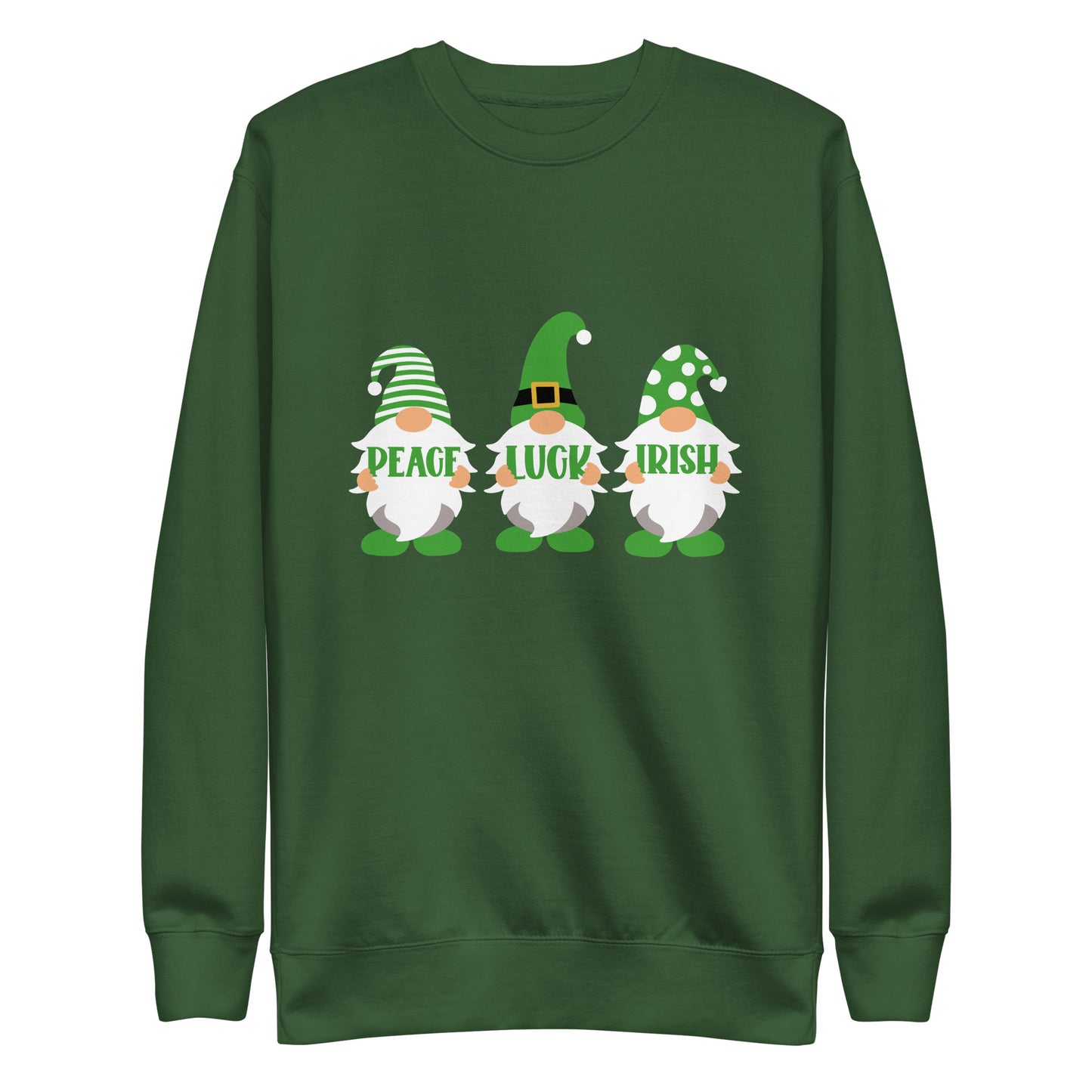 Peace Luck & Irish St. Patrick's Day Sweatshirt