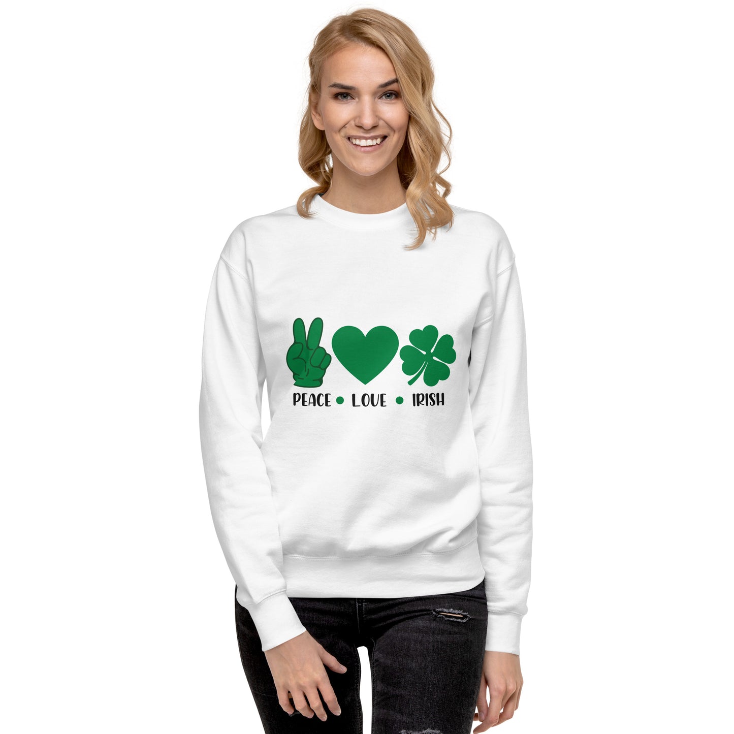 Peace Love Irish Sweatshirt