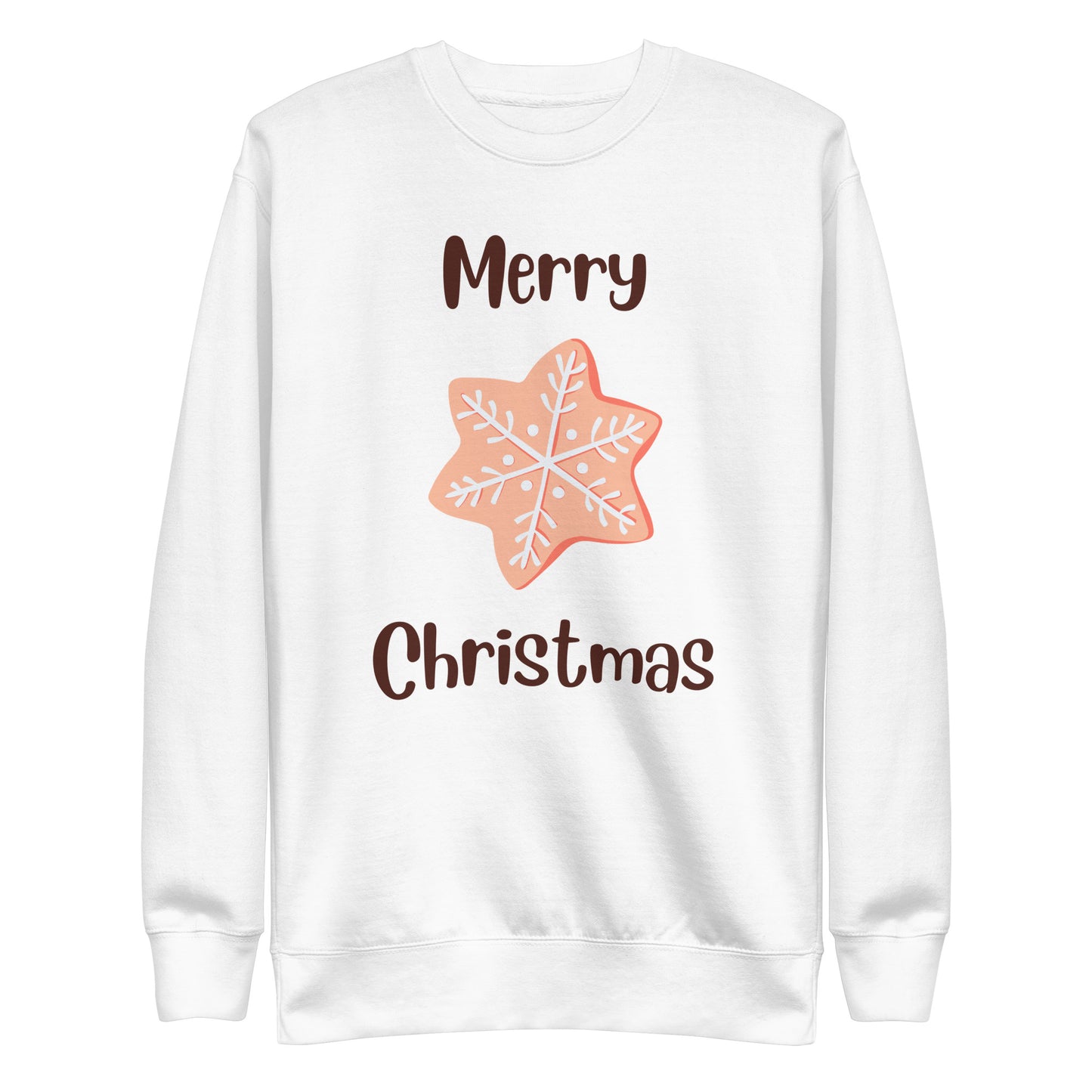 Merry Christmas Snowflake Sweatshirt