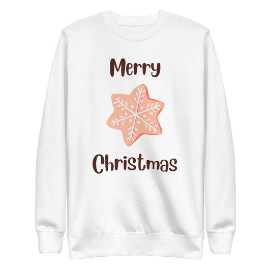 Merry Christmas Snowflake Sweatshirt