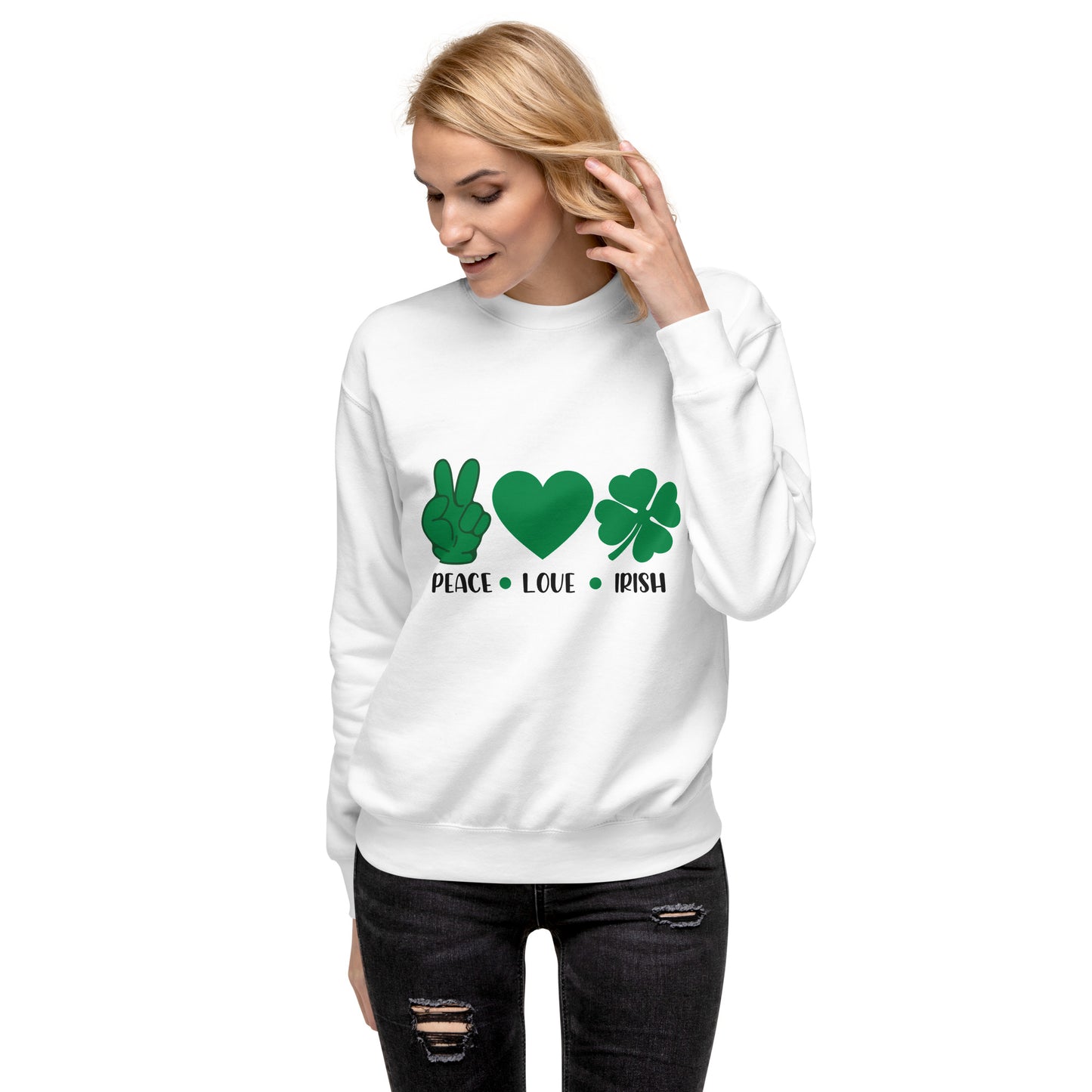 Peace Love Irish Sweatshirt