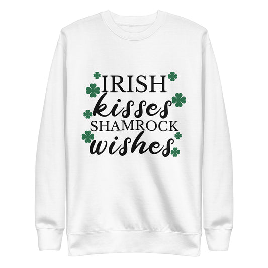 Irish Kisses Shamrock Wishes Sweatshirt