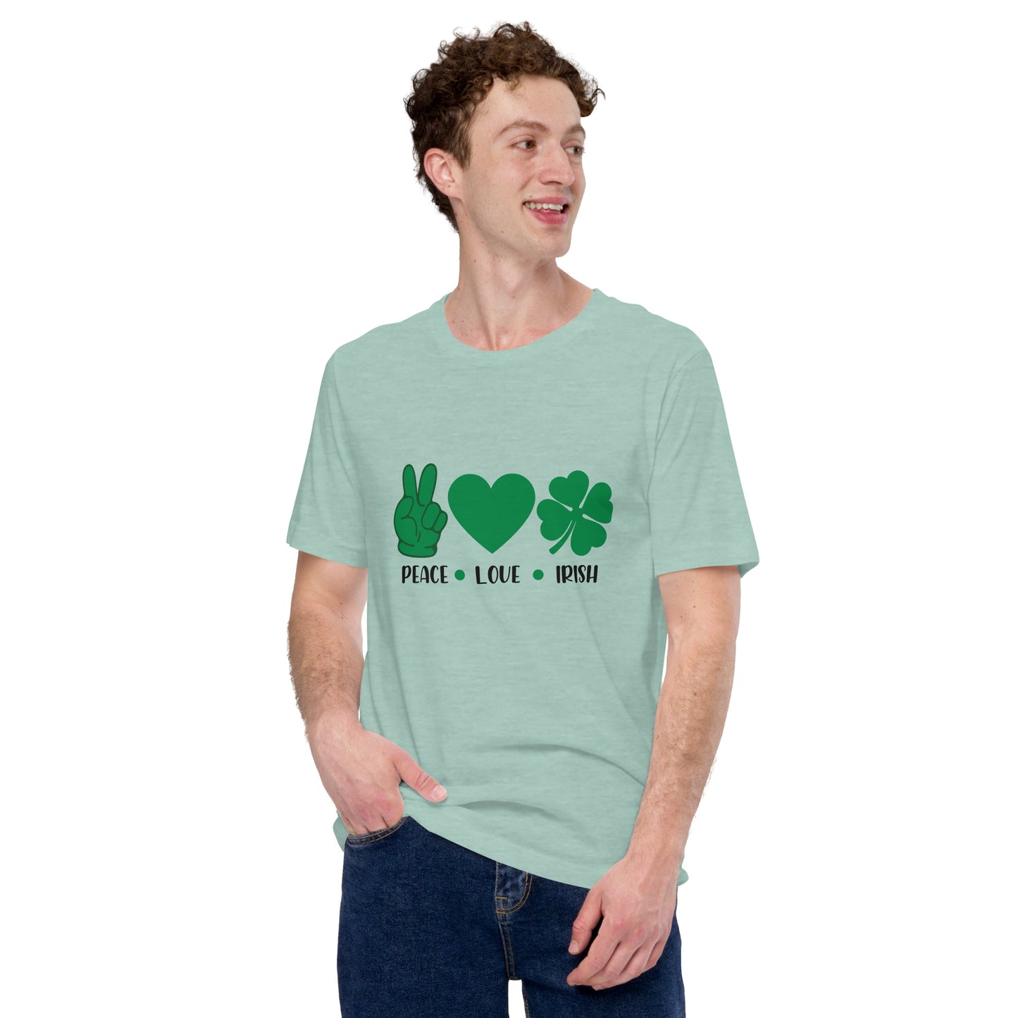 Peace Love Irish T-Shirt