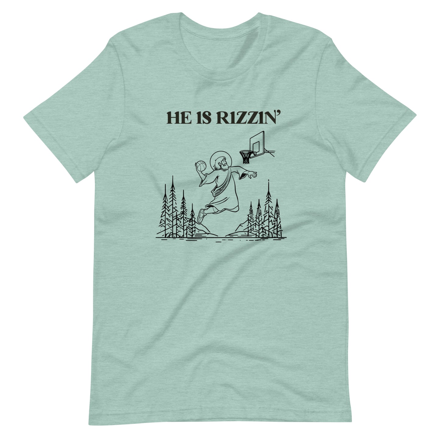 He Is Rizzin' Easter T-shirt