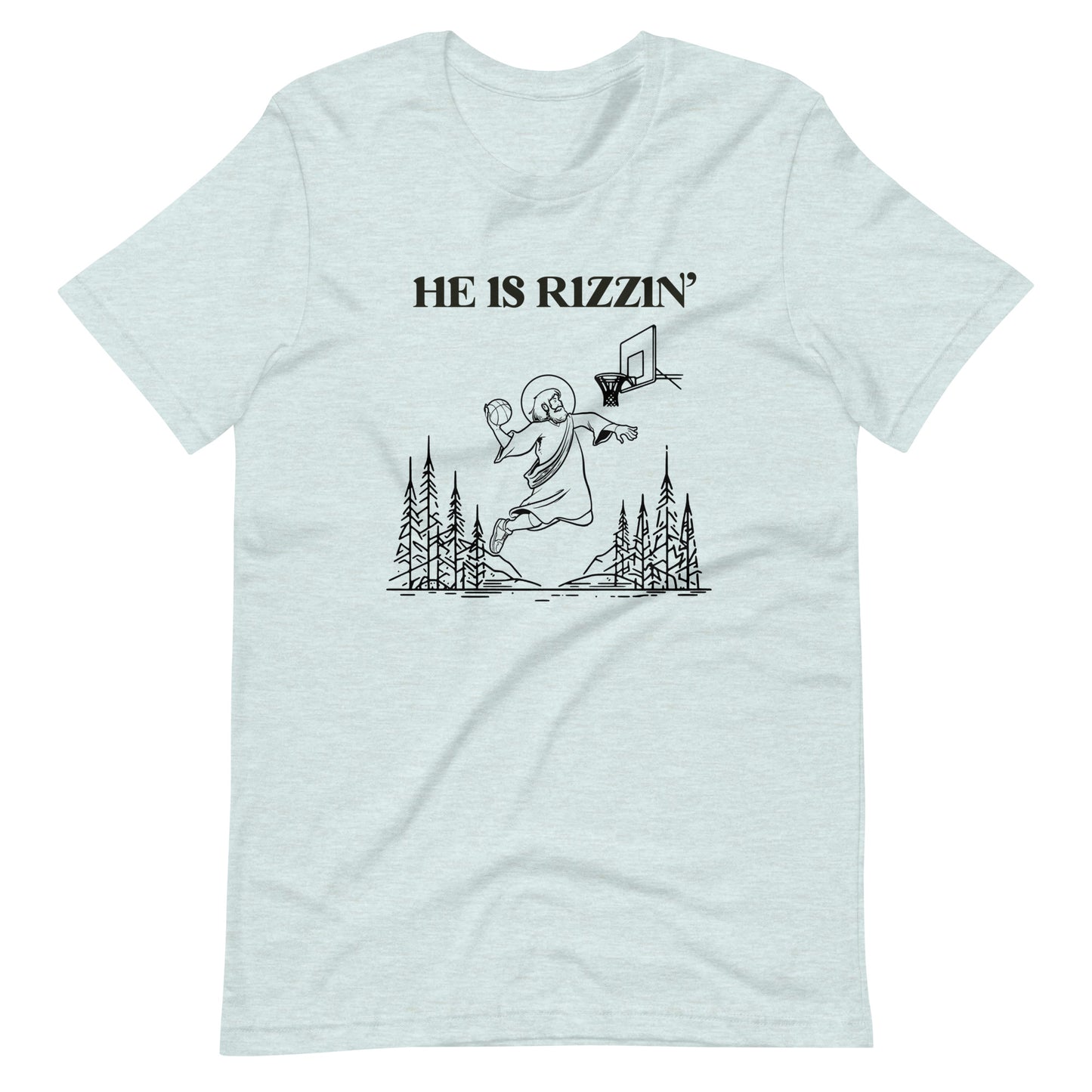 He Is Rizzin' Easter T-shirt