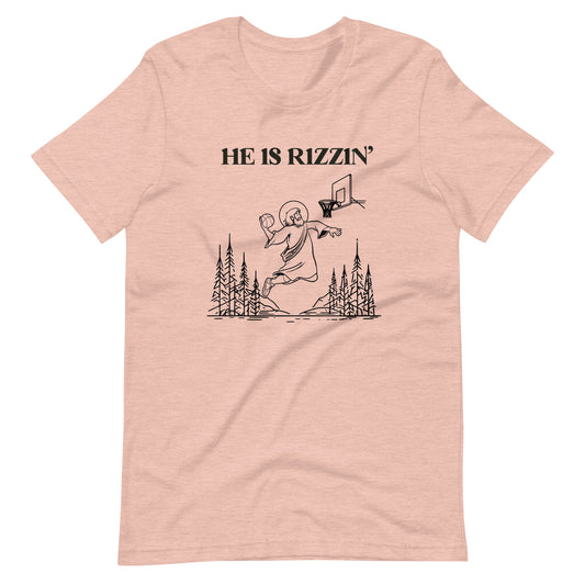 He Is Rizzin' Easter T-shirt