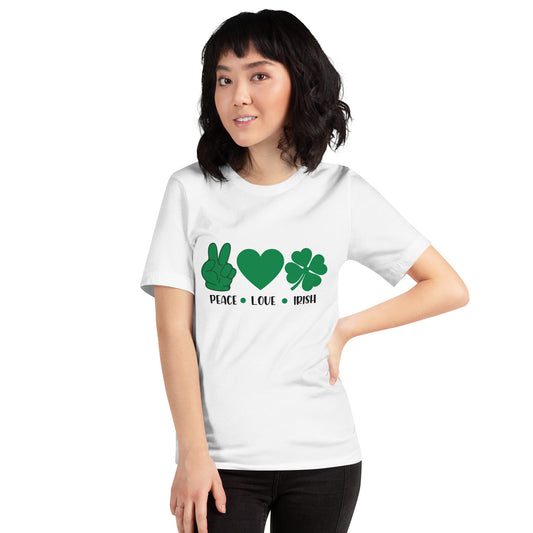 Peace Love Irish T-Shirt