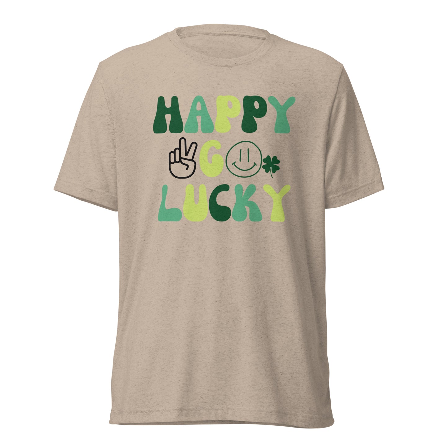 Happy Go Lucky, Peace & Smiles T-Shirt