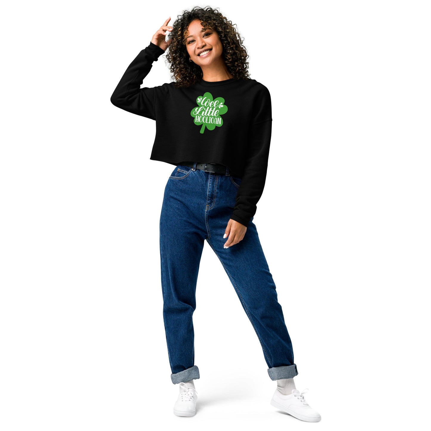 Wee Little Hooligan Crop Sweatshirt